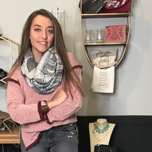 Brushed Burgundy Ribbed Long Sleeve Top